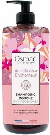 Produktbild Markenlos Osmae Shower Shampoo Bois De Rose Enchanteur 1L - 3-in-1 Care (1000 ml, Flüssiges Shampoo)