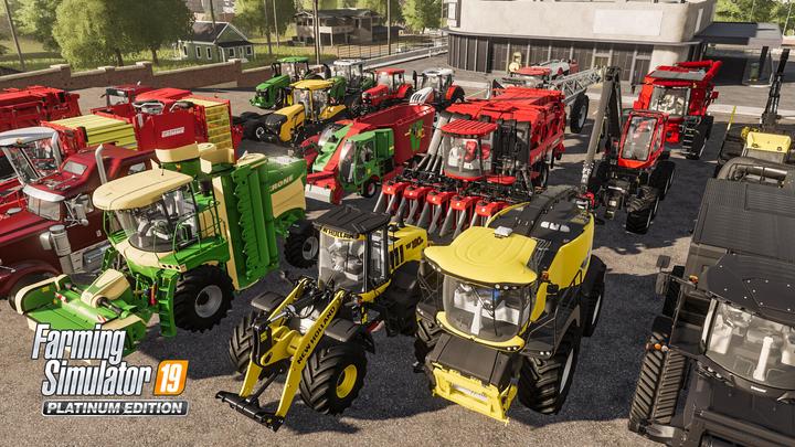 Actual product image Giants Software Farming Simulator 19 Platinum Edition (Xbox One X, Xbox Series X, DE)