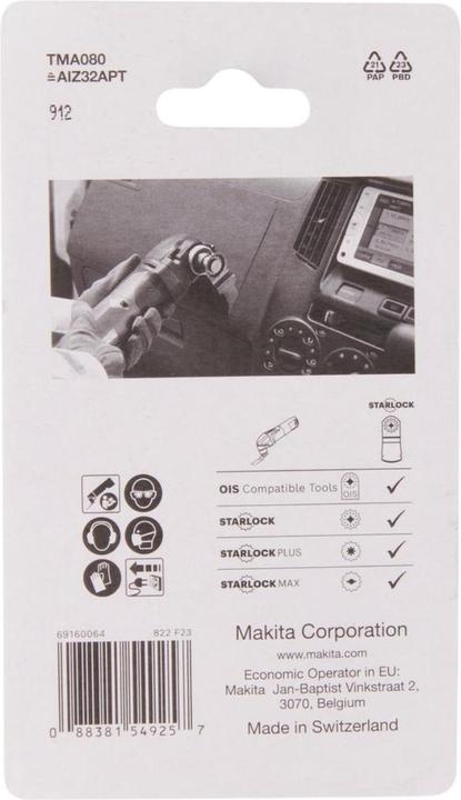 Productafbeelding Makita Invalzaagblad 32 mm TMA080