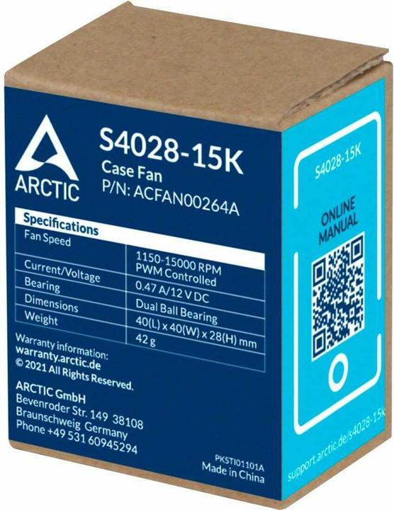 Actual product image Arctic S4028-15K (40 mm, 1 x)
