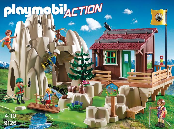 Produktbild Playmobil Kletterfels & Berghütte (9126)