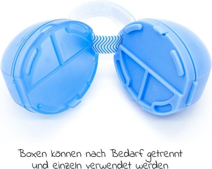 Produktbild MiaMia Schnullerboxen Schnullerbox Duo - Blau (1 x)