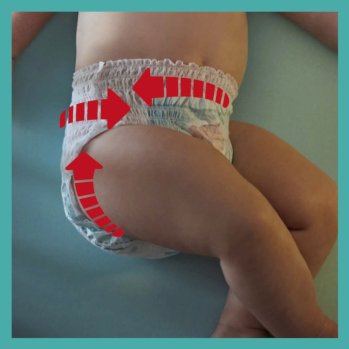 Actual product image Pampers Pants (Size 7, Half month box, 74 Piece)