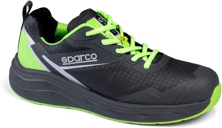 Gris foncé/vert fluo, gris-vert