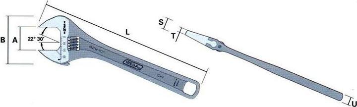 Actual product image Irega Fork wrench (39 mm)