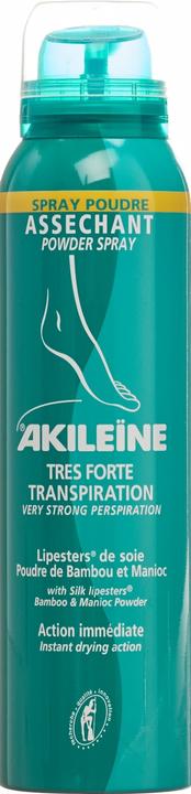 Produktbild Akileïne Grün Fusspuder Spray (Fussdeodorant & -puder, 150 ml)