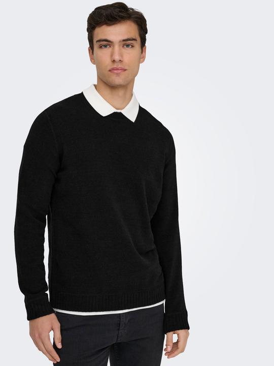 Actual product image Only & Sons Onsethan Life Reg 7 Crew Knit (XS)