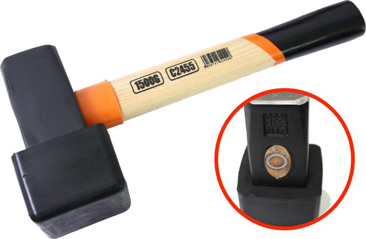 Actual product image Richmann Hammer with wooden handle 1500 g
