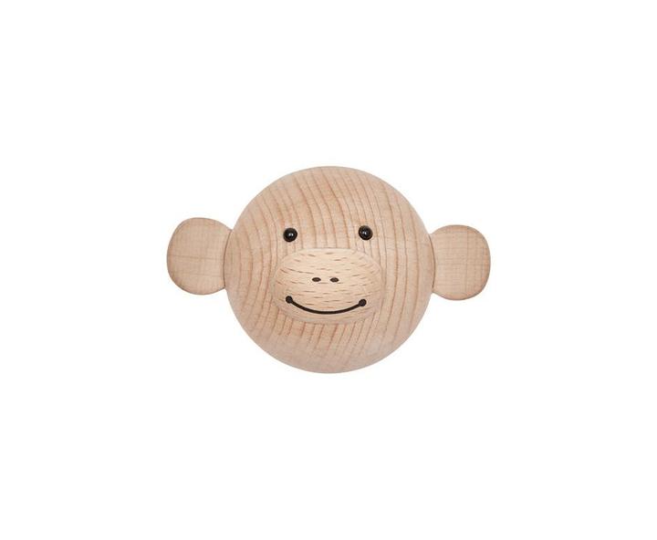 Immagine prodotto OYOY Mini Gancio da parete Scimmia 7 cm, Natura