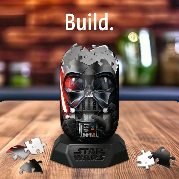 Produktbild Ravensburger Hylkies: Die neue Sammelfigurenreihe zum selbst zusammenbauen. Figur #01 - Darth Vader (54 Teile)