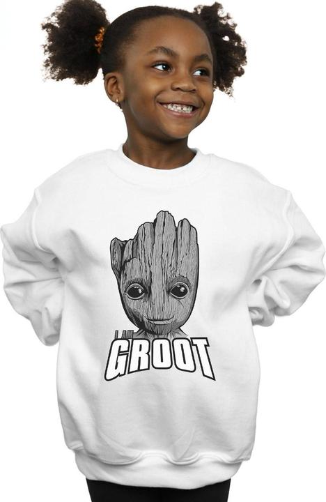 Immagine prodotto Guardians Of The Galaxy Groot Face Felpa Ragazze (128)