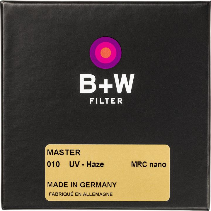 Productafbeelding B+W UV-FILTER MRC nano MASTER 39mm (39 mm, UV-filter, 39 mm)