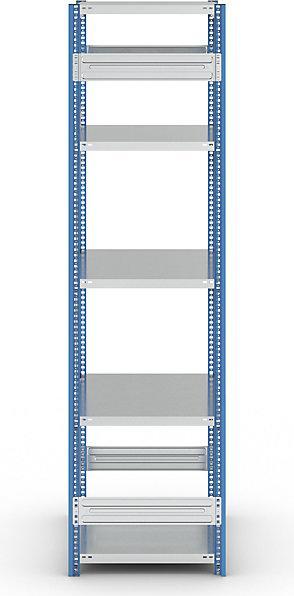 Actual product image eurokraft pro Shelf plug-in rack, blue / galvanized