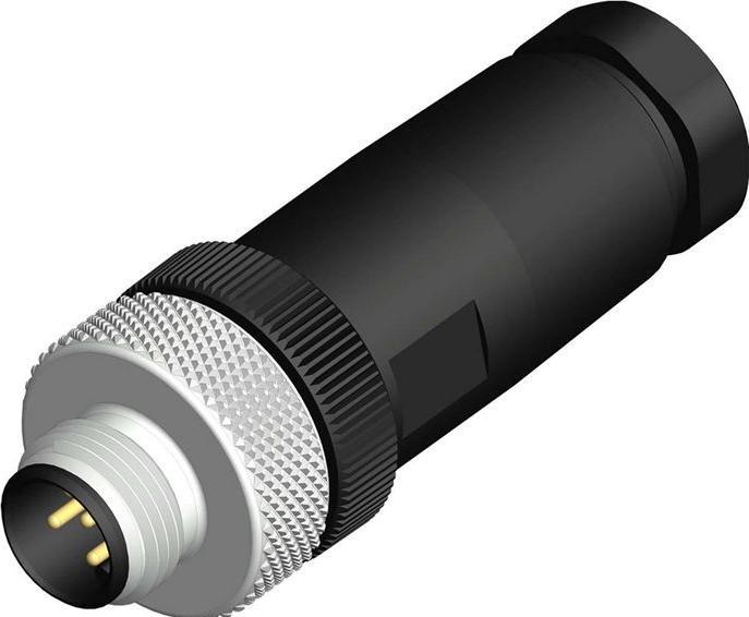 Image du produit Rs Pro Connecteur rond M12 Connecteur pour montage sur câble, 4 pôles 4A IP67