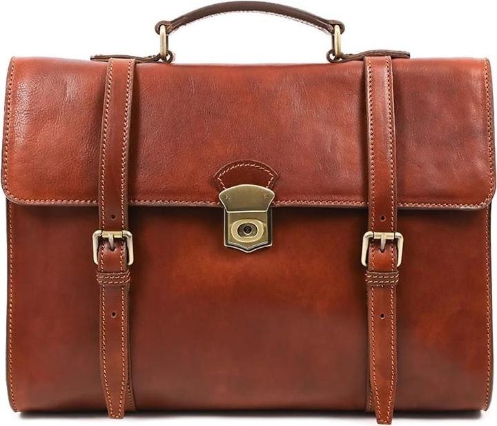 Image du produit Only-Bags.Store Porte-documents avec ceinture en cuir, sac à dos convertible