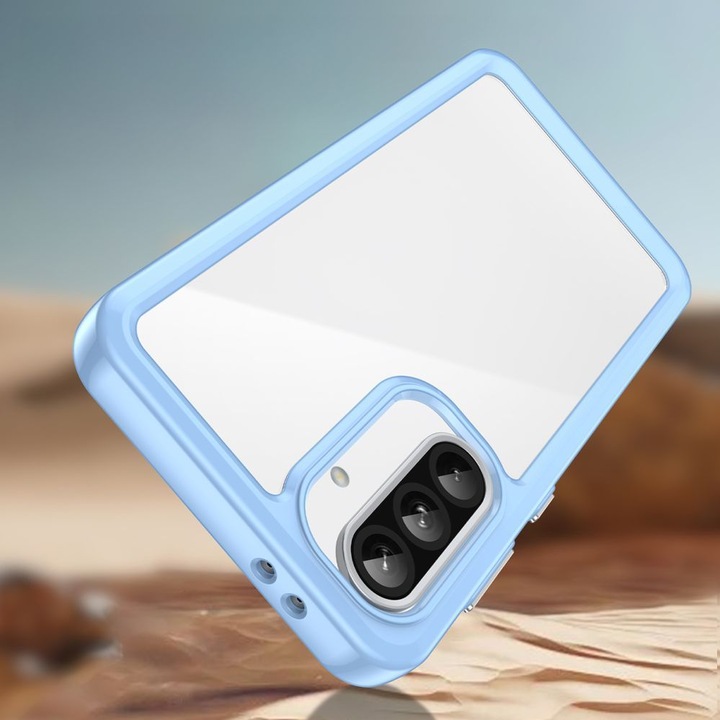 Produktbild Hurtel Back panel cover Outer Space Case for Samsung Galaxy A26 Cover with Flexible Frame - Blue (Samsung Galaxy A26)