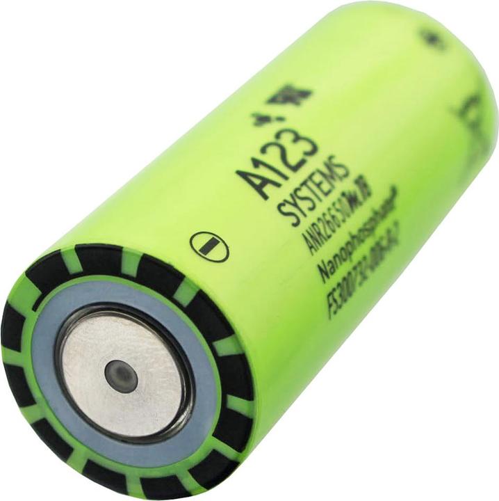 Immagine prodotto A123 Systems Akku ANR26650M1B, ungeschützt, 26,25x65mm (1 pz., 2500 mAh)