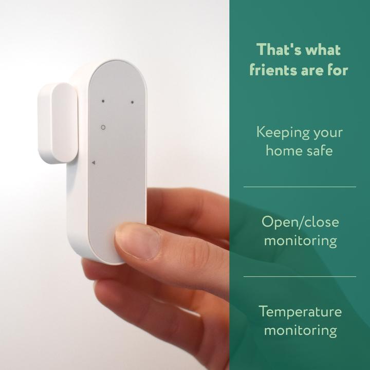 Actual product image Frient FRIZWISZB-120 door/window sensor Wireless Door/Window White