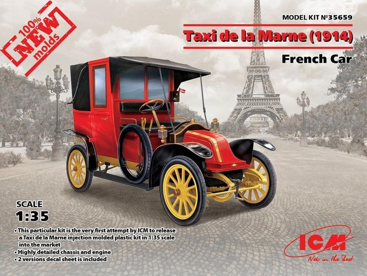 Actual product image ICM Taxi de la Marne(1914),French Car