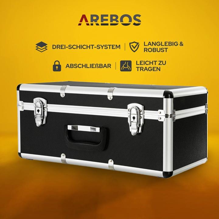 Produktbild Arebos Transportkoffer Set (36 cm, 100 l, 3x)