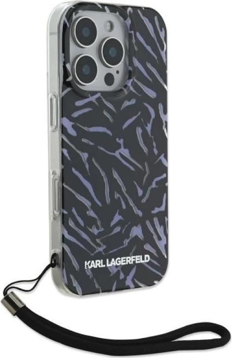 Immagine prodotto Karl Lagerfeld KLHCP16LHZBPKCCU iPhone 16 Pro 6,3" viola/zebra con cavo