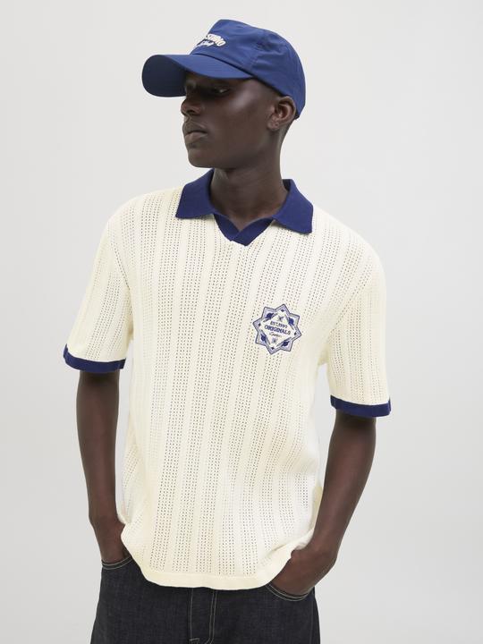 Image du produit Jack & Jones Jordia Knit Split Neck Polo Styd Ss25 (XL)