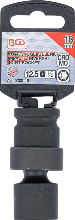 Actual product image BGS Impact Ball Joint Socket 12.5 mm (1/2") Drive 18 mm (18 mm)