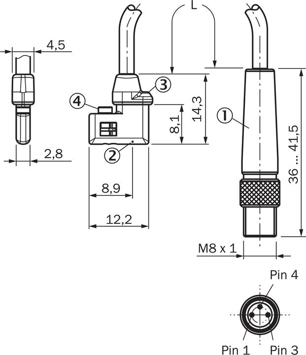 Actual product image Sick Sensor for C-slot cylinder (Sensor)