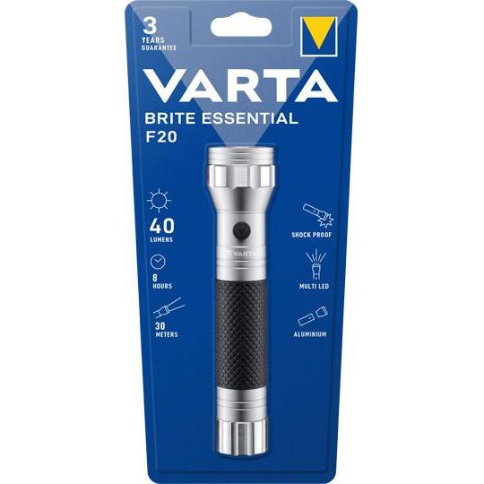 Thumbnail - Varta, Taschenlampe, VAR Brite Essentials Light F20 (17.60 cm, 40 lm)
