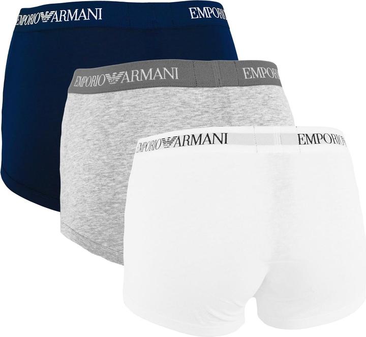 Actual product image Emporio Armani Unterwäsche 3er Pack Trunk Unterhosen Herrenshorts (S, pack of 3)