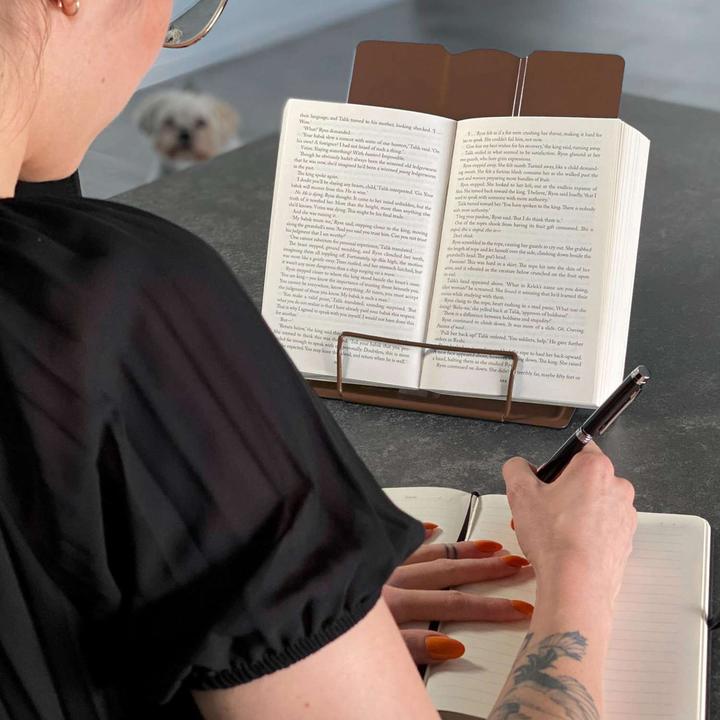 Image du produit Intirilife Support de lecture Support de livre réglable en hauteur pour l'école Bureau Bureau