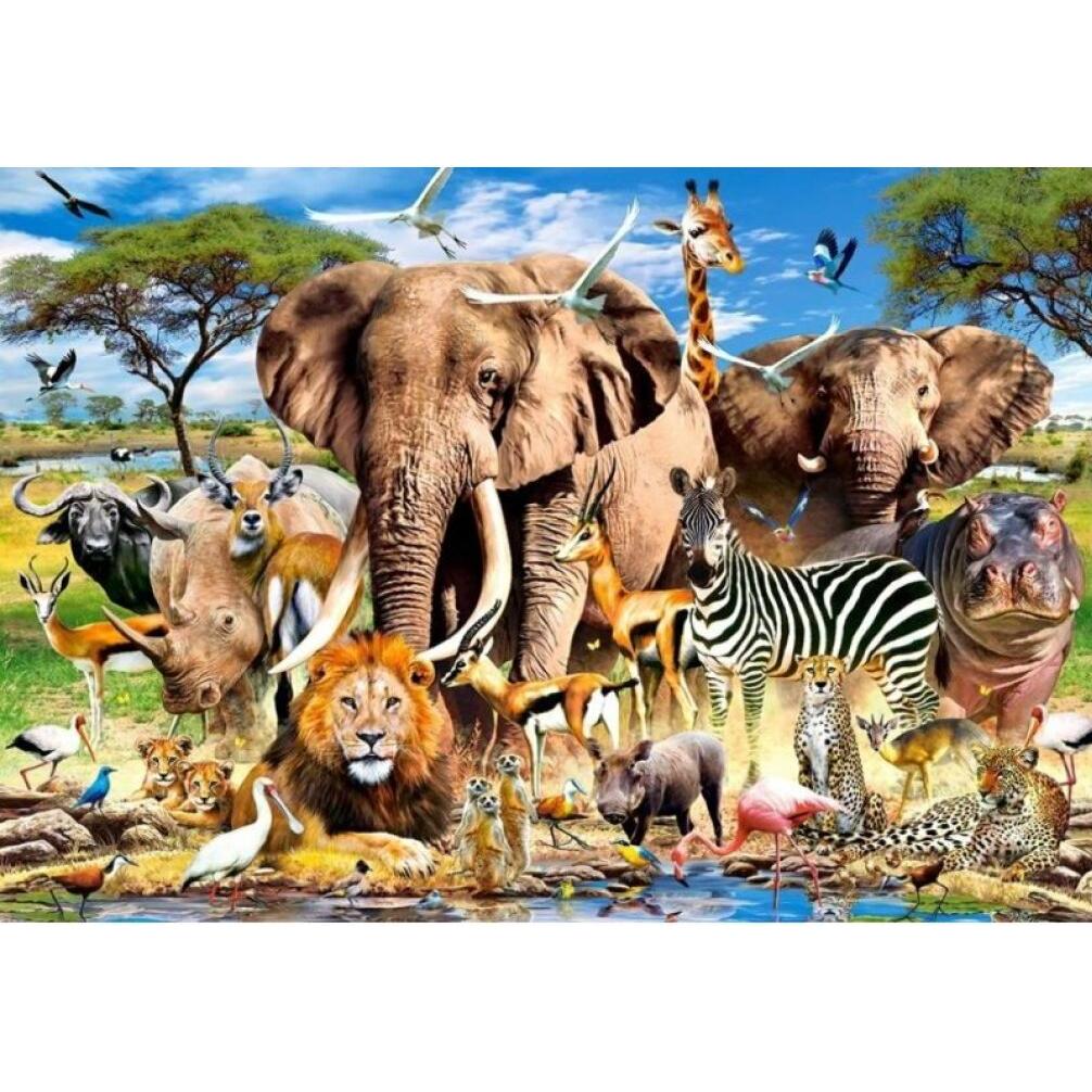 Thumbnail - Castorland Savanna Animals Puzzle 1500 Teile (1500 Teile)
