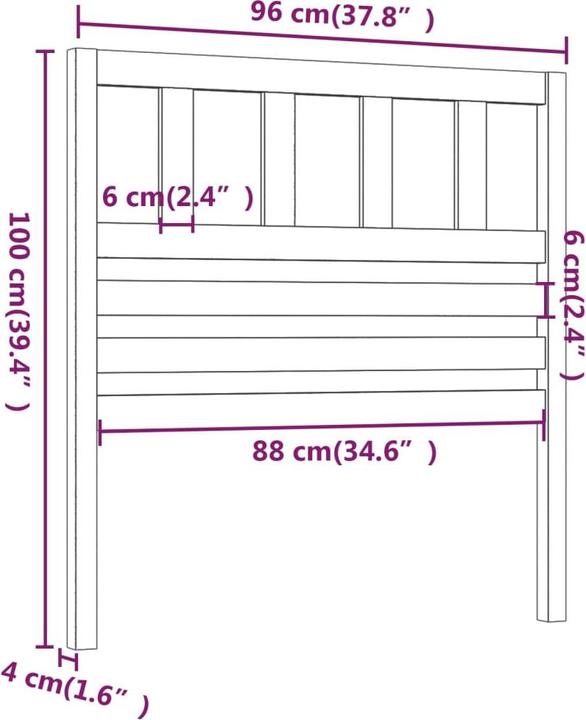 Image du produit VidaXL Kipper (96 x 4 x 100 cm)