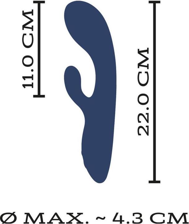 Actual product image You2Toys Intense Rabbit Vibrator