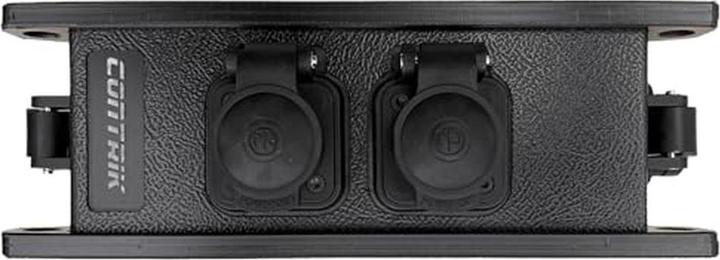 Actual product image Contrik 1027452 1 socket outlet distributor black