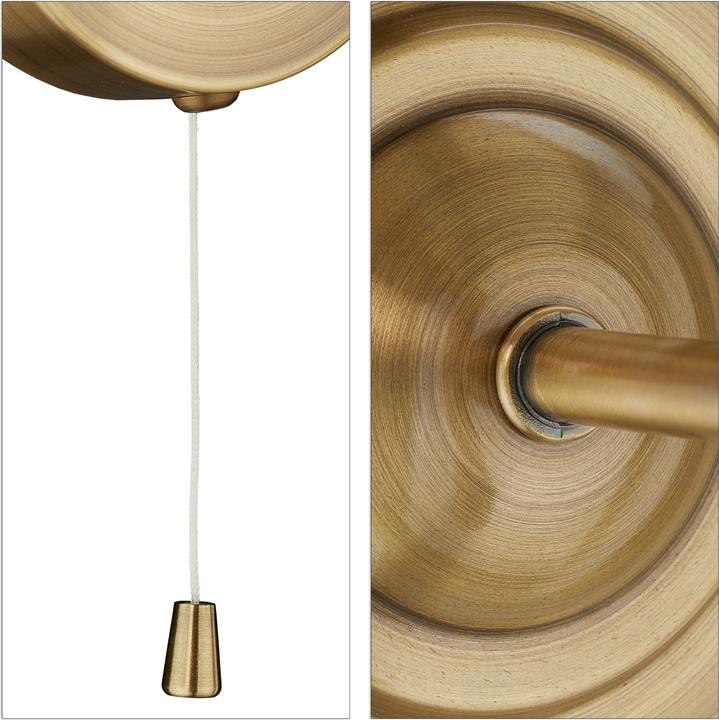 Produktbild Relaxdays Wandlampe mit Schirm 2er Set (E14)