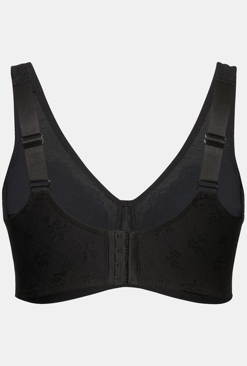 Actual product image Ulla Popken Kelly Tonal Jacquard Support Bra (100 E)