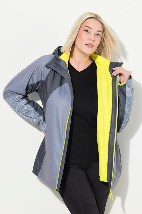 Actual product image Ulla Popken Modular Fleece Zip Front Jacket (50, 52)