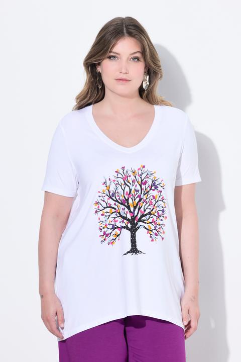Immagine prodotto Miamoda T-Shirt, A-Linie, Baum-Motiv (42)