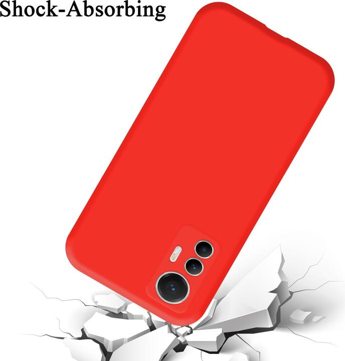 Actual product image Cadorabo TPU Liquid Silicone Case Cover for Xiaomi 12 LITE (Xiaomi 12 Lite)