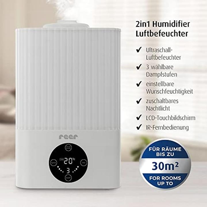 Produktbild Reer 2 in 1 Humidifier Luftbefeuchter (30 m²)