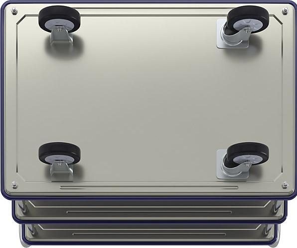 Actual product image kaiserkraft Table trolley chrome plated