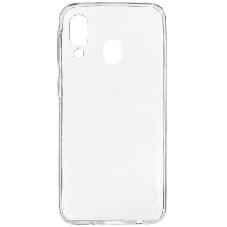 Evelatus Custodia in silicone A40 (Samsung Galaxy A40), Cover smartphone, Trasparente