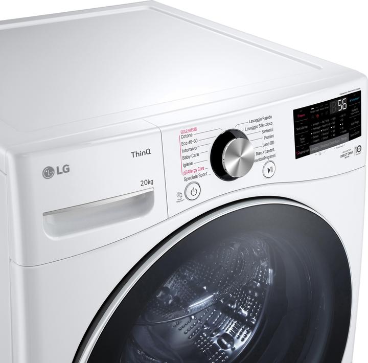 Produktbild LG P3 Serie F0P3020TSWC Freistehende Waschmaschine (Links)