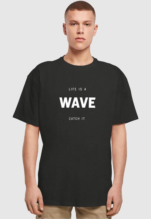 Actual product image Merchcode Summer - Life is a wave Heavy Oversize Tee - 116553 (M)