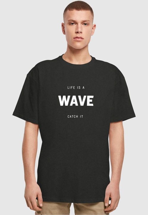Image du produit Merchcode Summer - Life is a wave Tee surdimensionné lourd - 116553 (M)