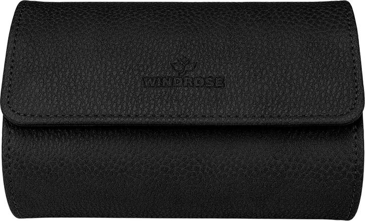 Produktbild Windrose Reise-Uhrenetui (2 Uhren) schwarz