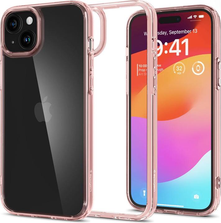 Produktbild Spigen Ultra Hybrid, Rosenkristall – iPhone 15 (Apple iPhone 15)