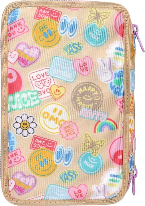 Actual product image Top Model Topmodel - Triple Pencil Case GIRL POWER - Beige (413282)