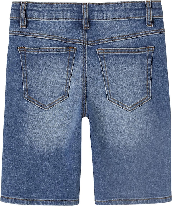 Actual product image Vertbaudet Jungen Jeansshorts BASIC OEKO-TEX®, Bundweite verstellbar (98)